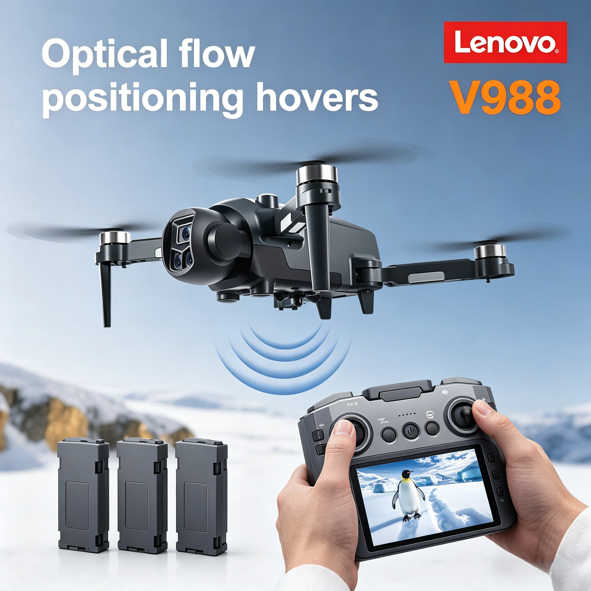 Drone Camera Thermal - Lenovo V988 8K Professional 4K Drone