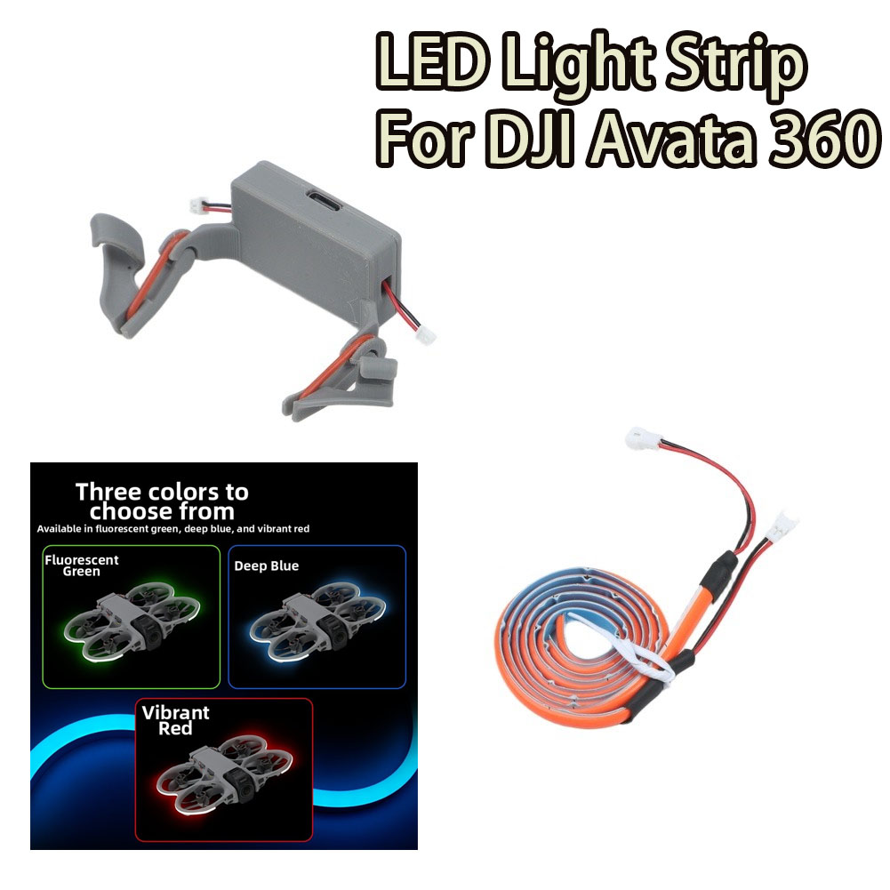 Drone Camera Mount - Adjustable LED Light Strip For DJI