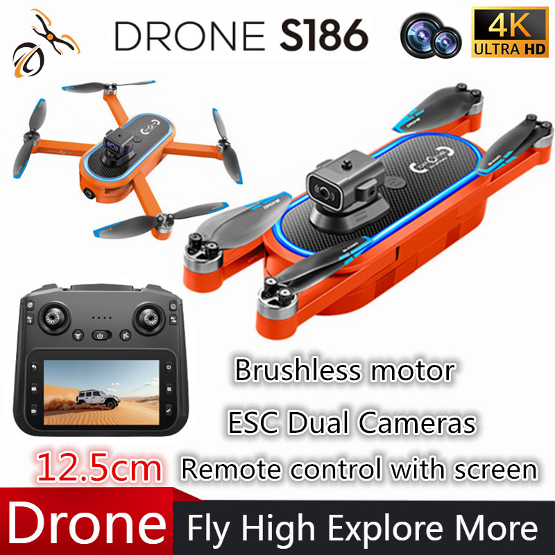 2025 S186 Drone Professional 4 – обзор и цена Drone Camera With Gimbal