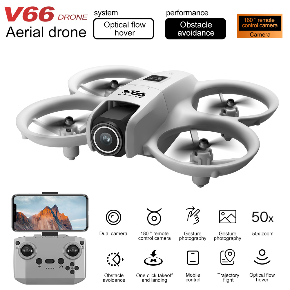 New V66 Mini Drone HD Camera 4 – обзор и цена Drone Camera Wide Angle