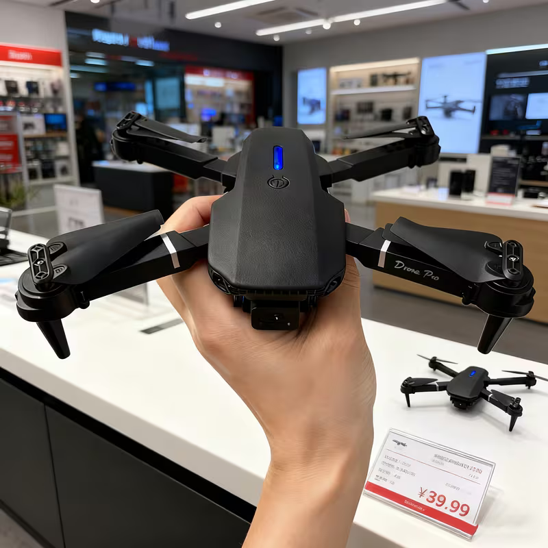 New E88Pro RC Drone 4K Profess – обзор и цена Drone Camera Wide Angle