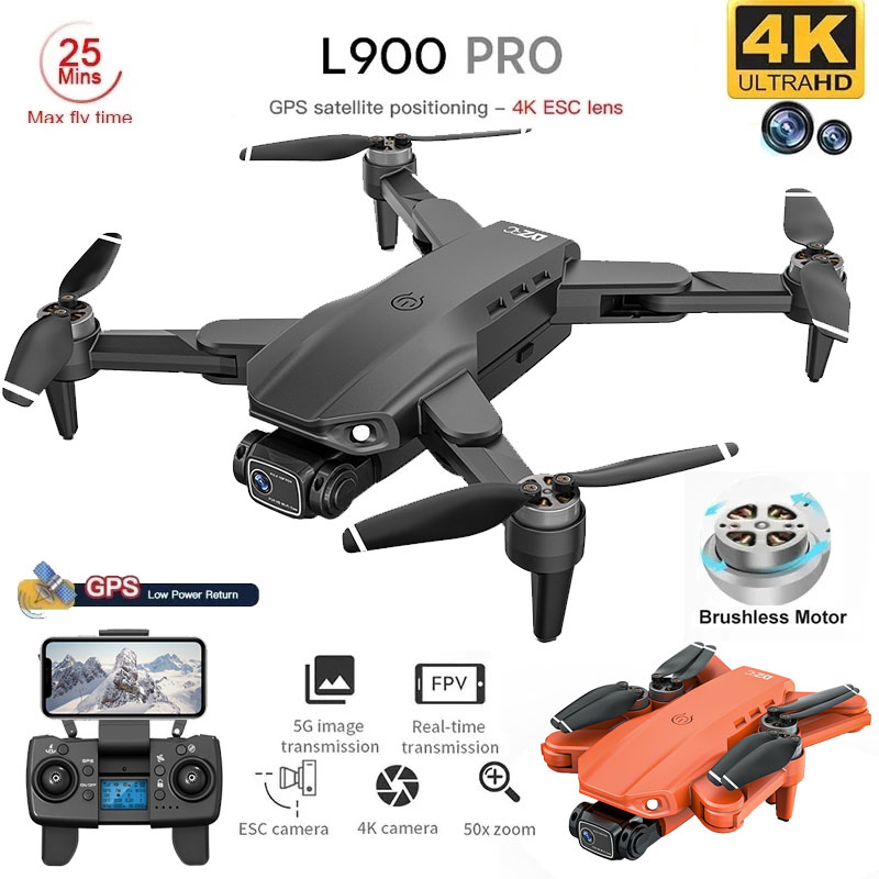 L900 Pro GPS Drone 4K Professi – обзор и цена Drone Camera Wide Angle