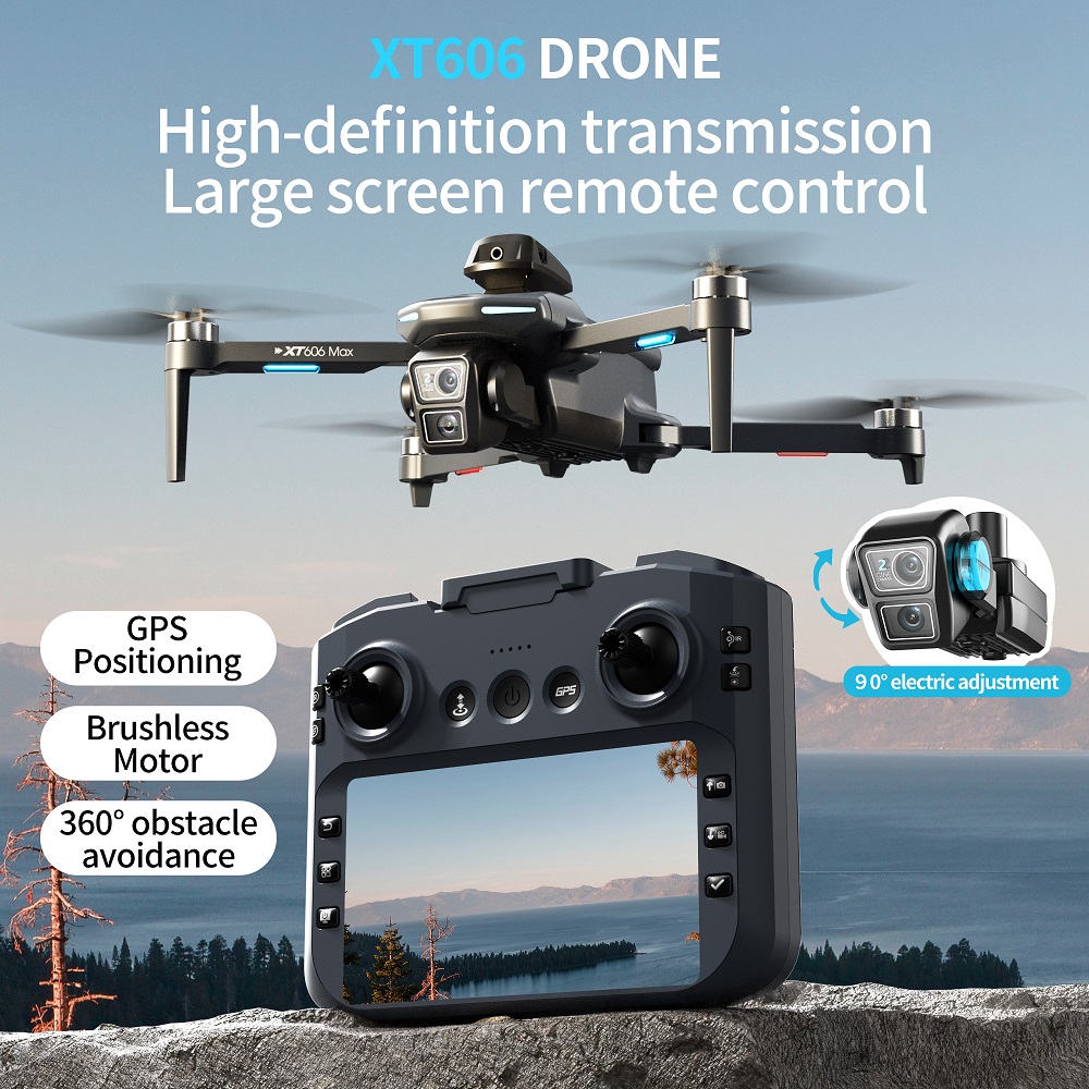 XT606 MAX 3 battery Drone 4k 8 – обзор и цена Drone Camera Thermal