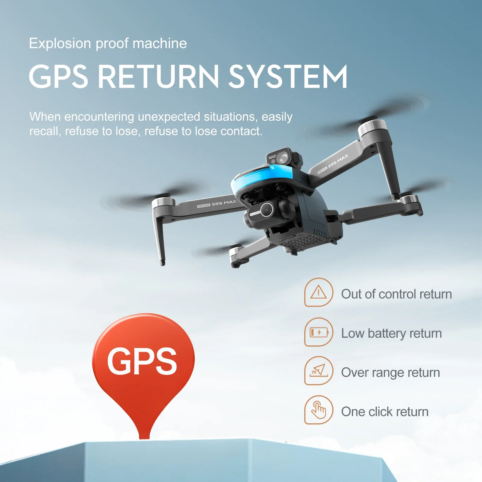 NEW S9S MAX MINI Drone 4K 2-Ax – обзор и цена Drone Camera With Gimbal