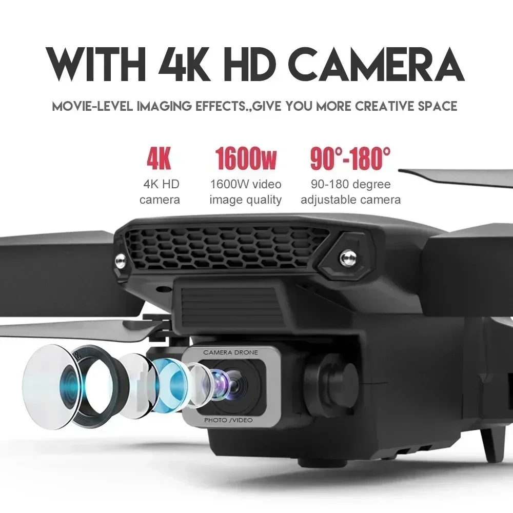 E88 Pro WIFI FPV Drone Wide An – обзор и цена Drone Camera Wide Angle