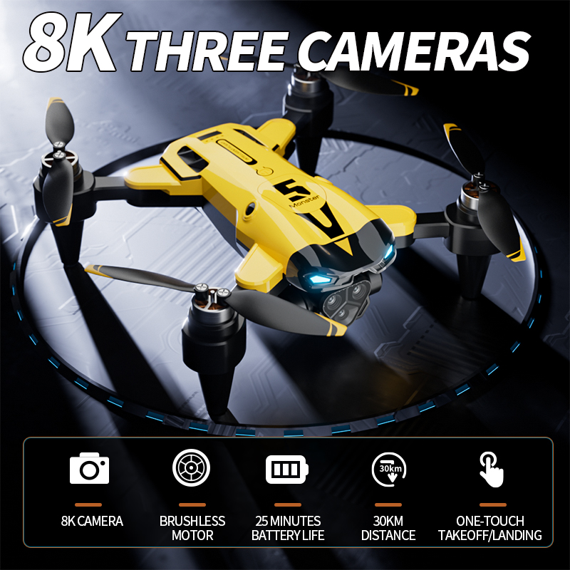 Brushless RC Drone 8K Triple C – обзор и цена Drone Camera Mount