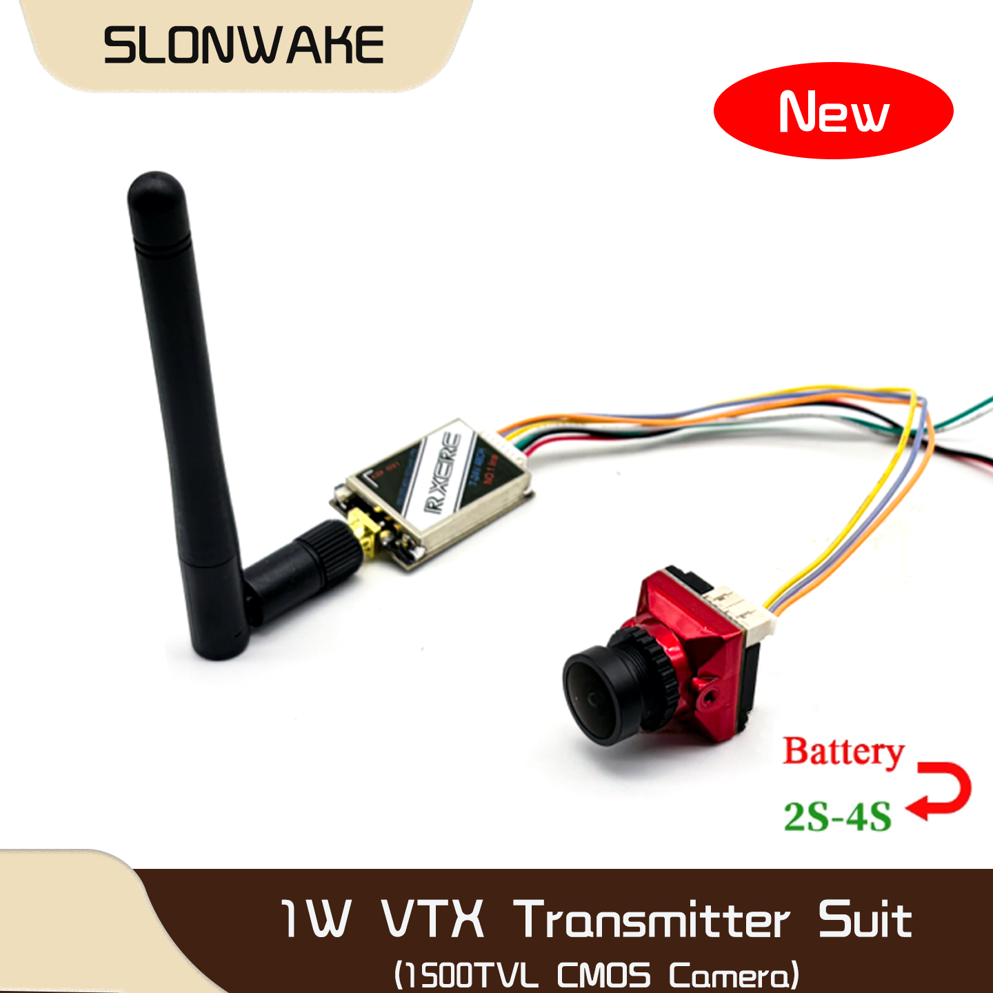 SLONWAKE  5.8G 48CH 1W VTX 100 – обзор и цена Drone Camera Lens