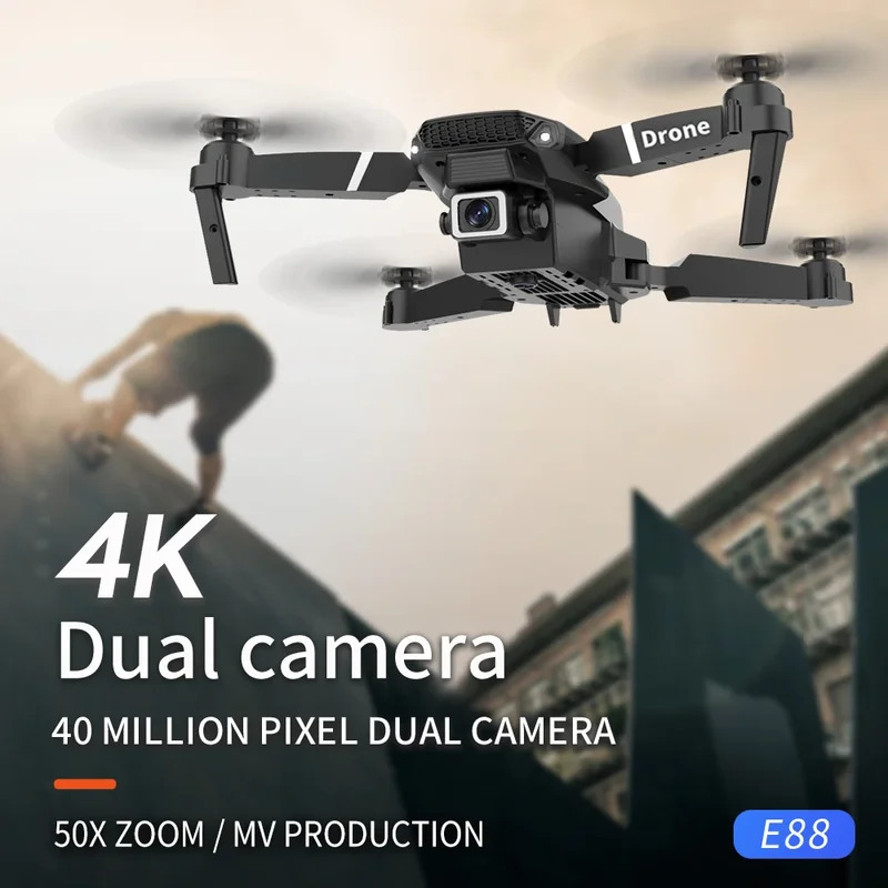 E88 ProIntelligent Folding Dro – обзор и цена Drone Camera Wide Angle
