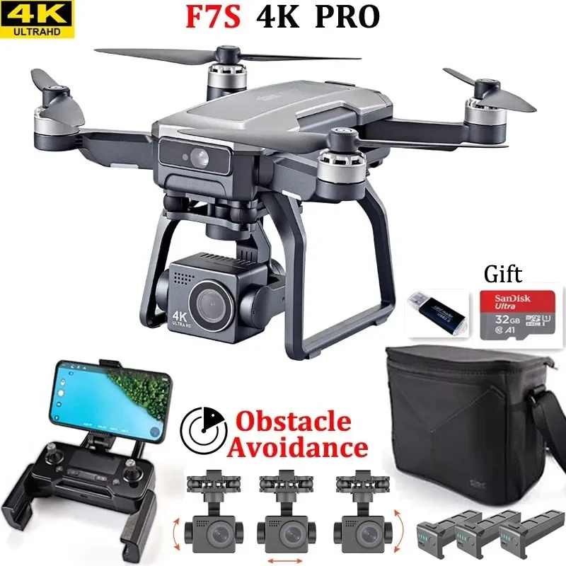 SJRC F7s 4K PRO Drone 4K obsca – обзор и цена Drone Camera With Gimbal