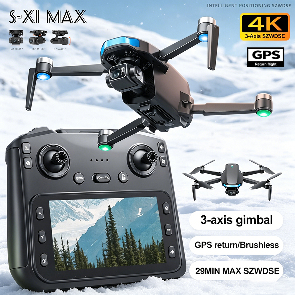New S-X1 MAX Drone GPS 8K Prof – обзор и цена Drone Camera With Gimbal