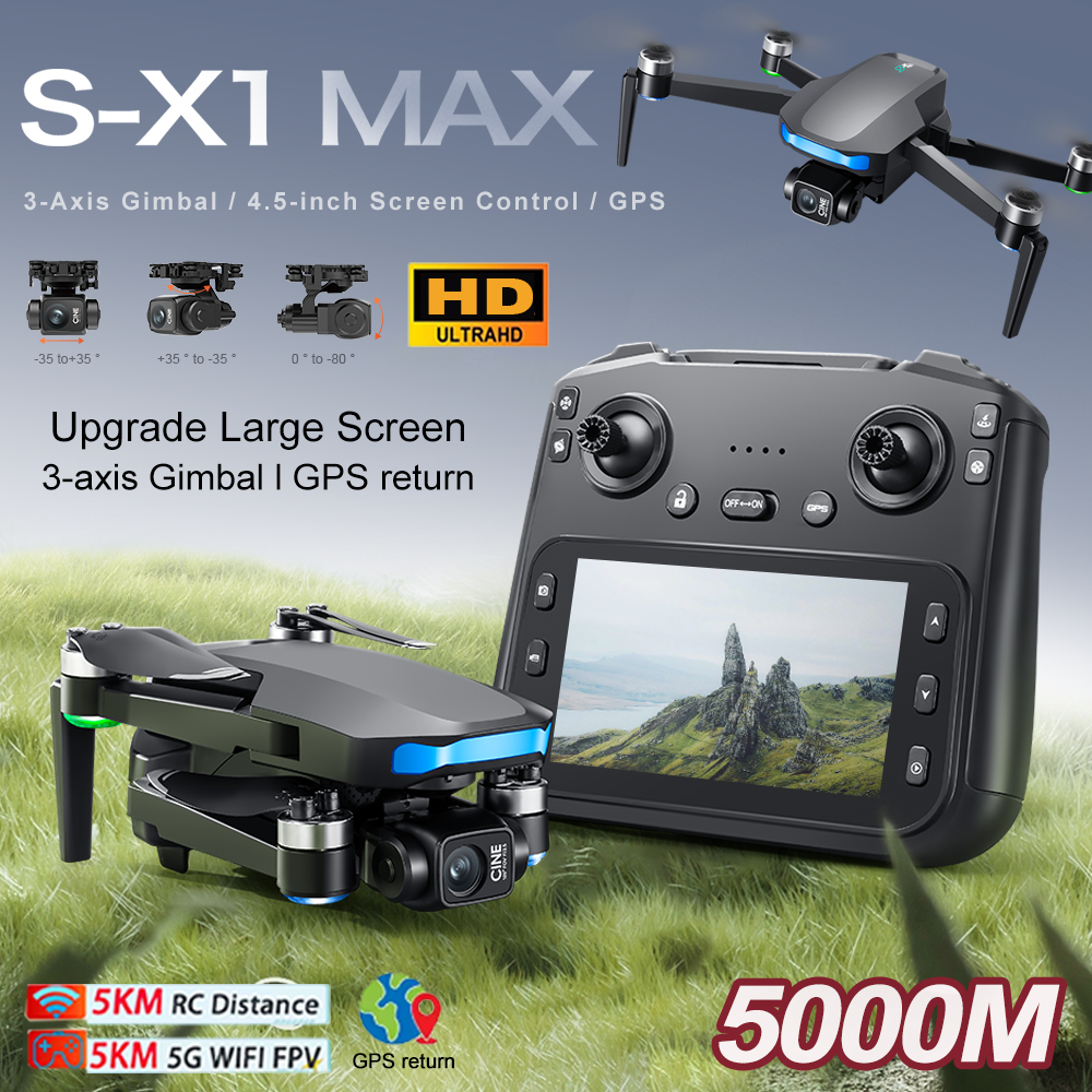 New S-X1 MAX Drone GPS 8K Prof – обзор и цена Drone Camera With Gimbal