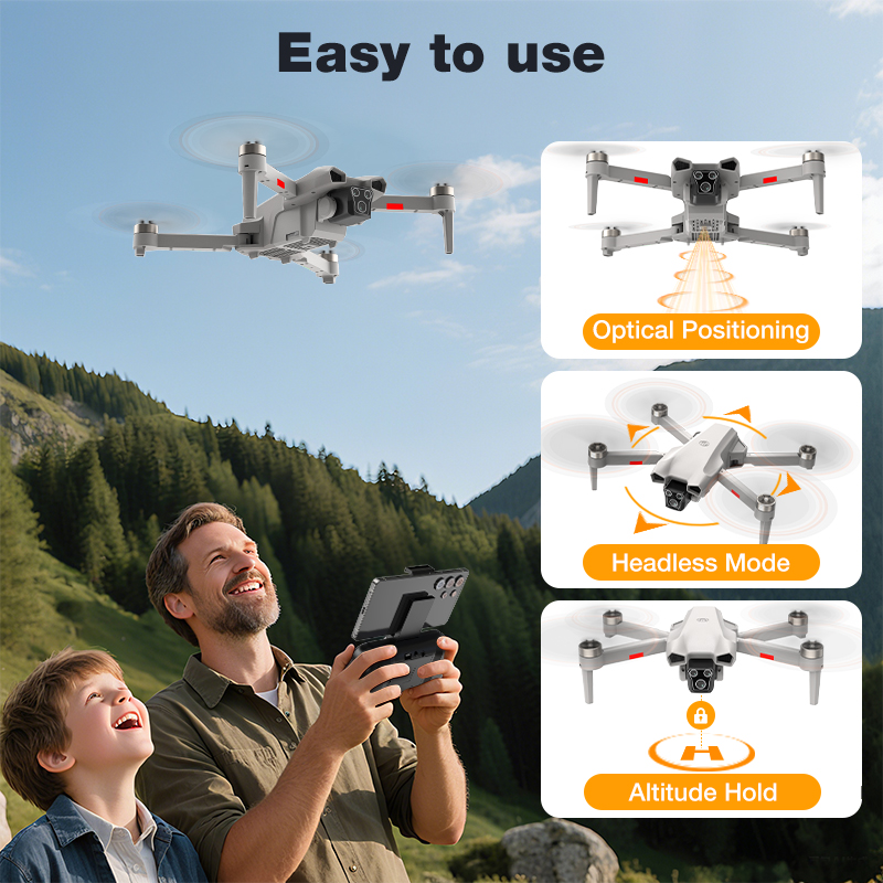 NEW Hot L017 Pro Drone Brushle – обзор и цена Drone Camera Wide Angle