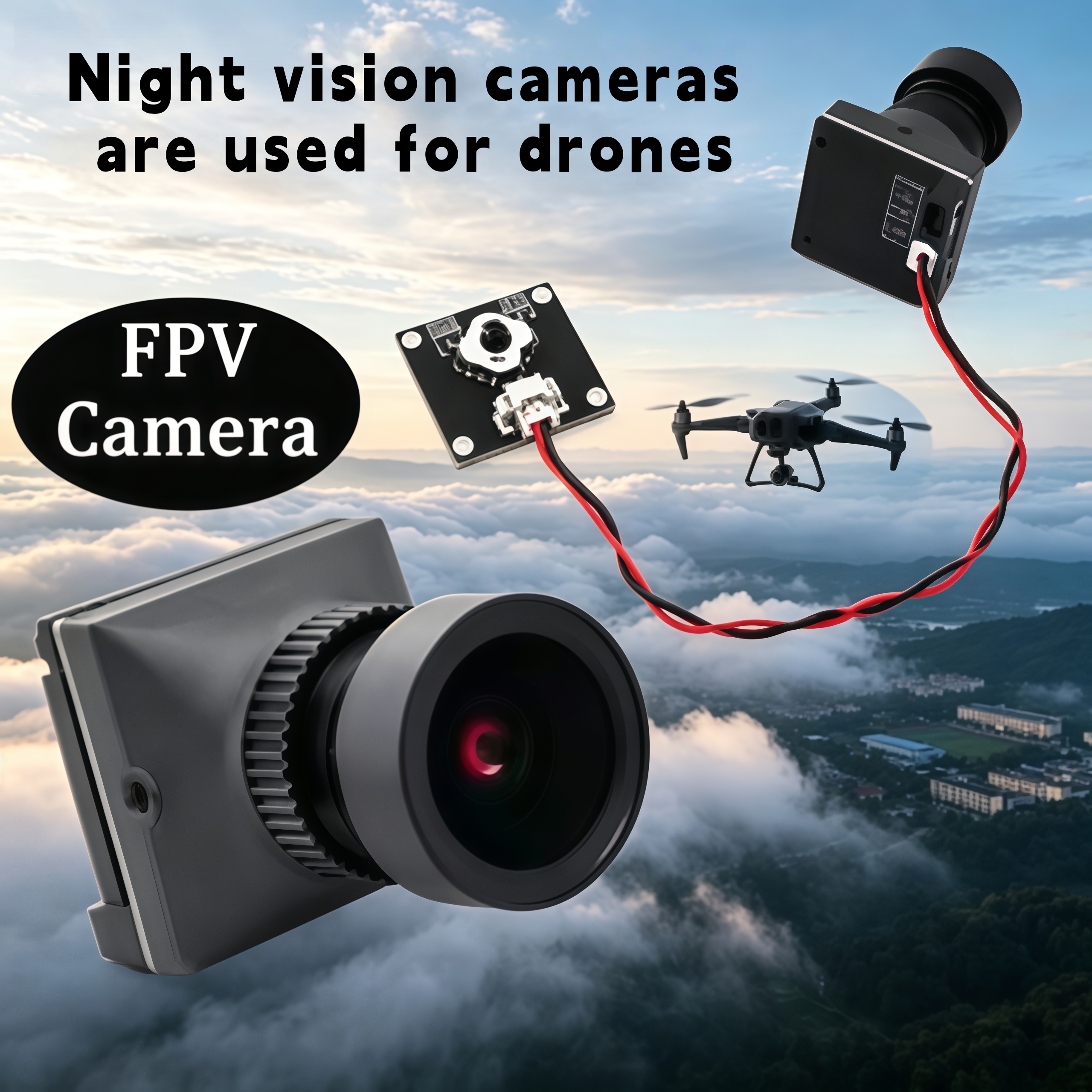1500TVL HD CADDX Snail FPV Cam – обзор и цена Drone Camera Lens